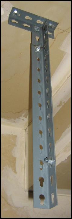 Hanging the vertical posts