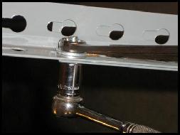 Securing the vertical posts together